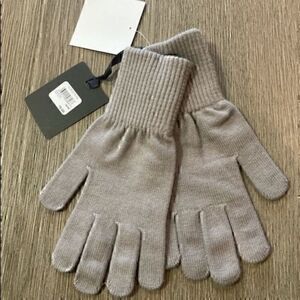 Trouve Gray Gloves Stretch Knit from Nordstrom NEW